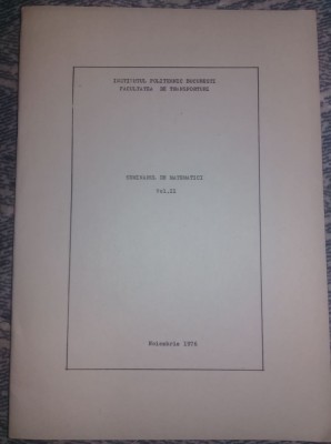 brosura Asupra problemei de programare lineara cu mai multe functii obiectiv,976 foto
