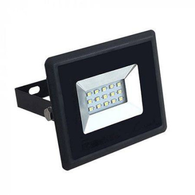 Reflector LED SMD 10W 6000K 850lm IP65 negru V-TAC foto