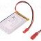 Acumul: Li-Po 3,7V 1900mAh cabluri,contector JST SYR-02T
