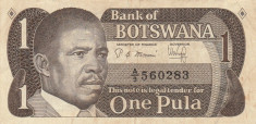 Botswana 1 Pula ND 1983 P-6 VF foto