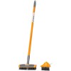 Set curatare pavaje, trotuare, cu 2 perii, maner telescopic, Strend Pro GartenVIP DiyLine