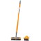 Set curatare pavaje, trotuare, cu 2 perii, maner telescopic, Strend Pro GartenVIP DiyLine