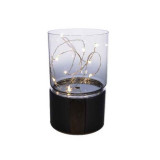 Cumpara ieftin Lampa decorativa mica - MicroLED Glass Dome Grey | Kaemingk