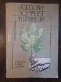 PODGORIILE ROMANESTI IN LITERATURA - AVRAM D. TUDOSIE( DEDICATIE , AUTOGRAF )