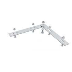 Conector unghiular pentru canal cablu din sarma mesh