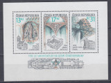 CEHOSLOVACIA CEHIA 2001 ARHITECTURA BLOC MNH, Nestampilat