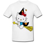 Tricou &quot; Hello Kitty on the broom &quot;