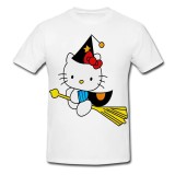 Tricou &quot; Hello Kitty on the broom &quot;