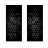 Set 2 stickere auto decorative pentru st&Atilde;&cent;lpii u&Egrave;ilor, folie orajet autoadeziv&Auml;, 2x 50x22 cm, print ecosolvent outdoor