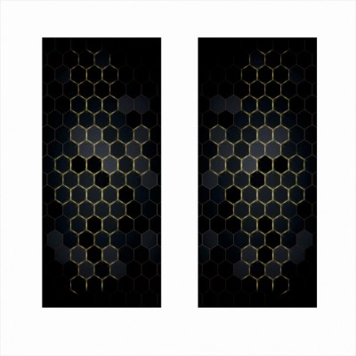Set 2 stickere auto decorative pentru st&amp;Atilde;&amp;cent;lpii u&amp;Egrave;ilor, folie orajet autoadeziv&amp;Auml;, 2x 50x22 cm, print ecosolvent outdoor foto