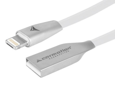 Cablu De Incarcare Si Sincronizare, 120 Cm, Usb&amp;amp;gt; Combinat Micro Usb &amp;amp;amp; Lightning, Alb Carmotion 58634WT foto