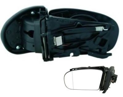 Oglinda exterioara Mercedes Clasa C (W203) 05.2000-2004 , 7 pini, partea dreapta View Max crom asferica fara carcasa reglare electrica cu incalzire foto