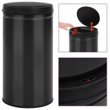 Cumpara ieftin Cos de gunoi automat cu senzor, 60 L, negru, otel carbon