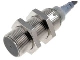 Senzor inductiv OMRON E2A M18 PNP NO 0-8mm 12-24V IP67 cablu 2m oțel inoxidabil