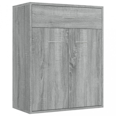 Servantă, sonoma gri, 60x30x75 cm, lemn prelucrat foto
