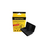 &Icirc;ncărcător dublu PATONA cu bancă de alimentare și stocare pentru card de memorie Canon LP-E6 - Patona
