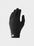 Mănuși Touch Screen din fleece unisex - negre, 4F Sportswear