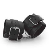 Catuse maini si glezne - Crushious Dragoste cu Forta Catuse din Piele Negre Ajustabile pentru Maini sau Glezne