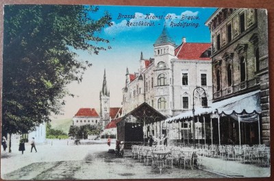 Carte postala, Brasov, perioada interbelica foto