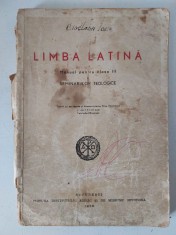 LIMBA LATINA - MANUAL PENTRU CLASA III-A A SEMINARIILOR TEOLOGICE, 1956