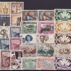 4563 - lot timbre Colonii franceze