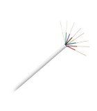 Cablu pentru telefon sau alarma din cupru YTDY 8x0.5mm 1m liniar alb
