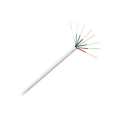 Cablu pentru telefon sau alarma din cupru YTDY 8x0.5mm 1m liniar alb