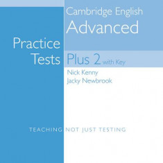 Cambridge Practice Tests Plus New Edition 2015 Advanced Students' Book with Key - Paperback - Jacky Newbrook, Nick Kenny - Pearson