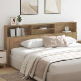 VidaXL Tablă de pat cu sertar stejar artizanal 220 x 19 x 101.5 cm 879448