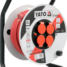 YATO Prelungitor pe tambur 30m, 16A