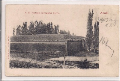 Carte postala circulata in anul 1903 Arad foto
