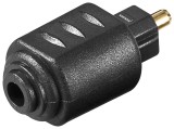 Adaptor Mini-TOSLINK 3.5 mm mama la TOSLINK tata Placat cu aur 11924 Goobay