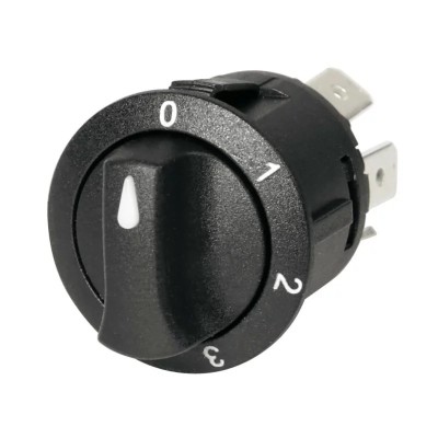Intrerupator rotativ cu 4 pozitii 12/24V - 10A Garage AutoRide foto