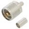 Conector UHF PL-259 mufă tată crimpat pe cablu fenol