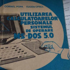 Sistemul de operare MS-DOS 5.0 - C. Popa, E. Oprea