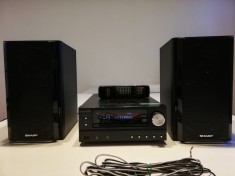 MicroSistem SHARP XL-HF201PH - Amplificator/Boxe/CD/Tuner/Telecomanda/Impecabil foto