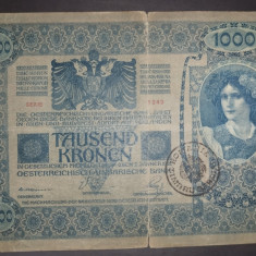 SD0159 Romania 1000 korona 1902 stampilata