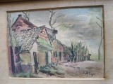 Tablou ALUPI , artist consacrat .Lucrare originala , semnata .