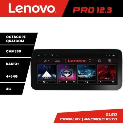 Navigatie Peugeot Bipper, CitroenNemo, Fiat Qubo 2008-2017 Lenovo PRO 4+64 12.3 inch qled android 4G DSP gps internet Kit-bipper v2 CarStore Technolog