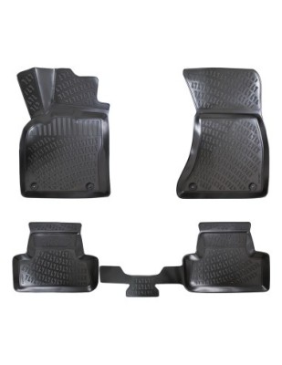 Set covorase auto din cauciuc tip tavita pentru Audi Q5 (8A) II 2017- foto