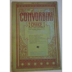 CONVORBIRI CRITICE , ANUL II , NR.5 , 1 MARTIE 1908