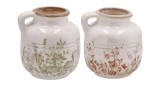 Cumpara ieftin Set 2 vaze flori ceramica multicolora 16 x 15 x 16 cm