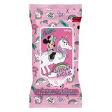 șervețele Umede Disney, Minnie Unicorn, Set 15 Bucăți, Infuzate cu Aloe Vera și Vitamina E, Multicolor, Travel
