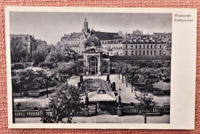 Wiesbaden. Izvorul fierbinte Kochbrunnen - Necirculata foto