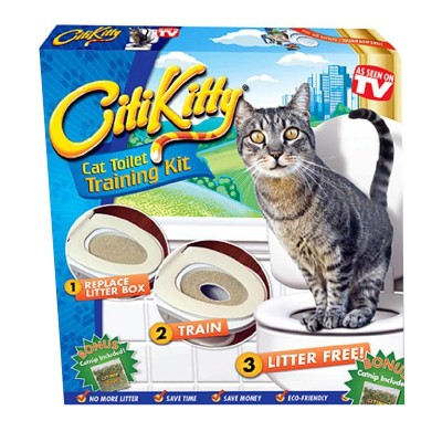 Kit pentru educarea pisicilor la toaleta Citi Kitty foto