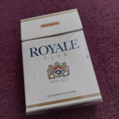 ambalaj vechi reclama,pachet tigari vechi gol Carton,ROYALE CLUB King Size Fines