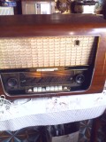 Radio vechi cu lampi Stassfurt RFT-Super 6E67/I AN 1958