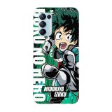 Husa compatibila cu Oppo Find X3 Pro model Boku no hero Midoriya Izuku, Silicon, TPU, Viceversa, Transparent, Carcasa