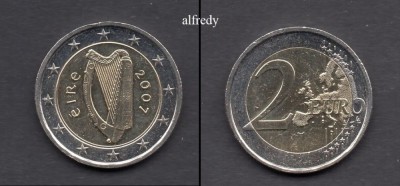 IRLANDA 2007 2 euro foto