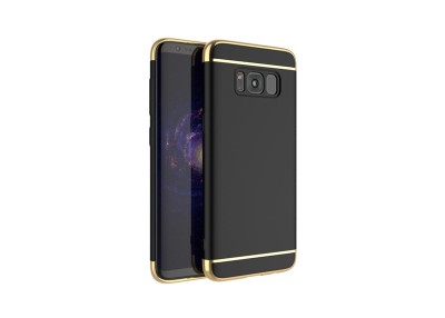 Husa protectie pentru Samsung Galaxy S8 Plus, Luxury Black Plated foto